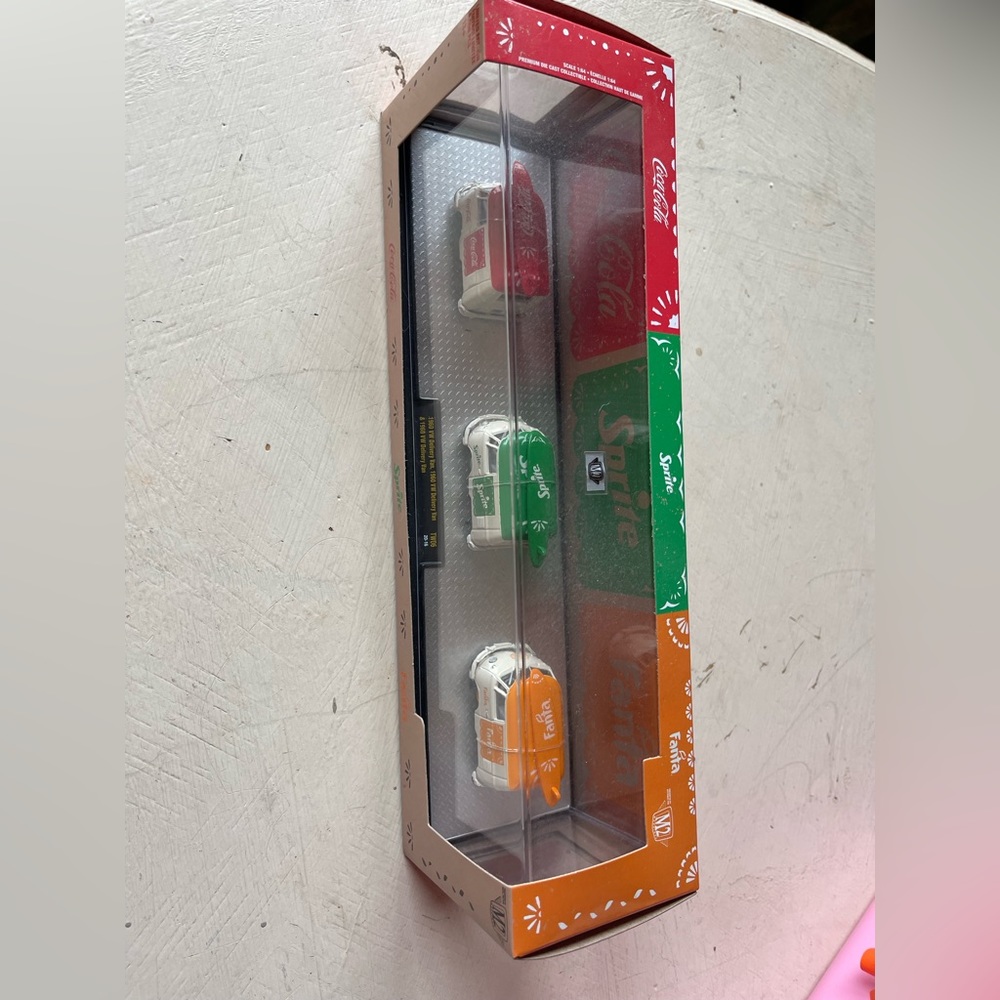 Coca-cola sprite and Fanta VW delivery van 1960